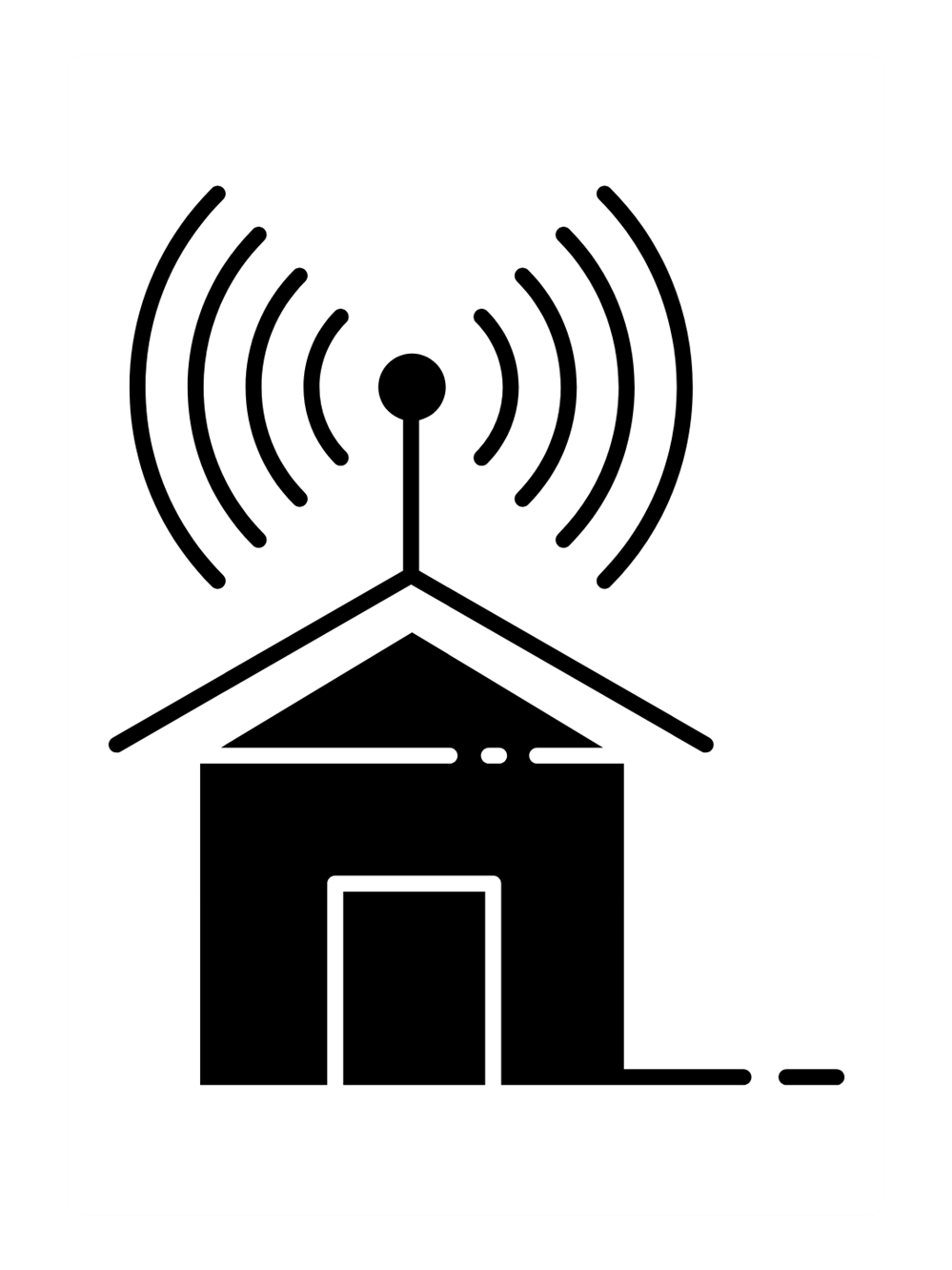 Image of house with internet connectivity Image of house with internet connectivity